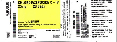 Chloriazepoxide 25mg (Chloriazepoxide 25mg)